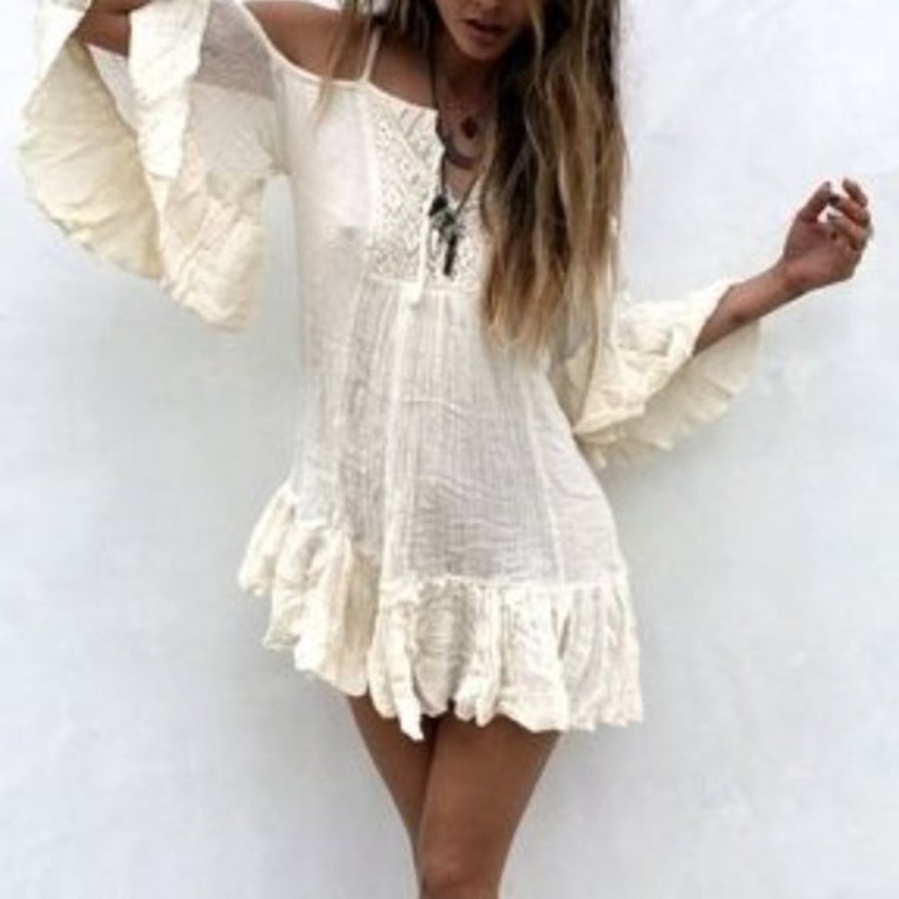 Jen's Pirate Booty El Matador Mini Dress Natural